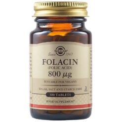 Solgar Folic Acid 800Mcg 100 Tabs