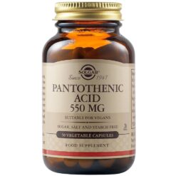 Solgar Pantothenic Acid 550Mg 50Caps