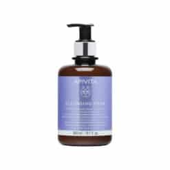 Apivita Κρεμώδης Αφρός Καθαρισμού Για Πρόσωπο & Μάτια Με Ελιά & Λεβάντα 300ml