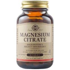 Solgar Magnesium Citrate 200Mg 60 Tabs
