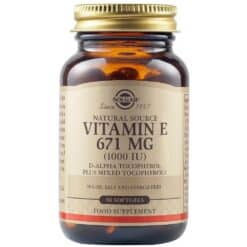 Solgar Vitamin E 1000Iu Softgels 50S