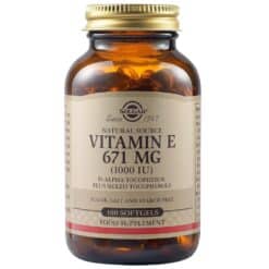 Solgar Vitamin E 1000Iu Softgels 100S