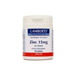 Lamberts Zinc Citrate 15mg 90tabs