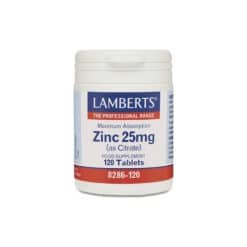 Lamberts Ζinc 25mg 120tabs