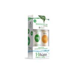 Power Magnesium 300mg Stevia 20tabs Promo (+Vit C 500mg 20tabs Δώρο)
