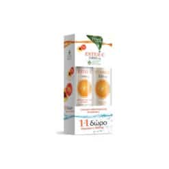 Power Ester-C 1000mg Stevia 20S Eff. Promo (+Δώρο Vitamin C 500mg 20S Eff.)