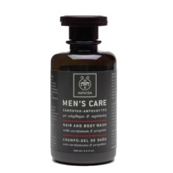 Apivita Men Shαμποο Shower Κάρδαμο Πρόπολη 250ml