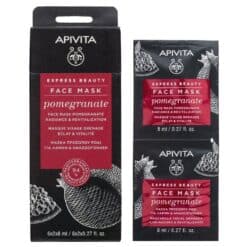 Apivita Μάσκα για Λάμψη & Αναζωογόνηση με Ρόδι 2X8ml