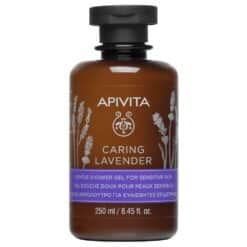 Apivita Caring Lavender Απαλό Αφρόλουτρο για Ευαίσθητες Επιδερμίδες Νέο 250ml