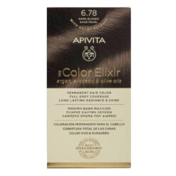 Apivita My Color Elixir N6.78 Ξανθό Σκούρο Μπεζ Περλέ 50ml & 75ml