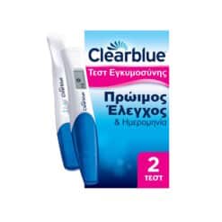 Clearblue Τεστ Εγκυμοσύνης Ψηφ 1X1+Πρώιμη Αν 1X1