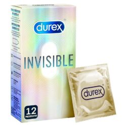 Durex Προφυλακτικά Εξαιρετικά Λεπτά Invisible 12 τεμάχια